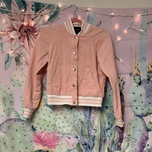 Corduroy bomber jacket